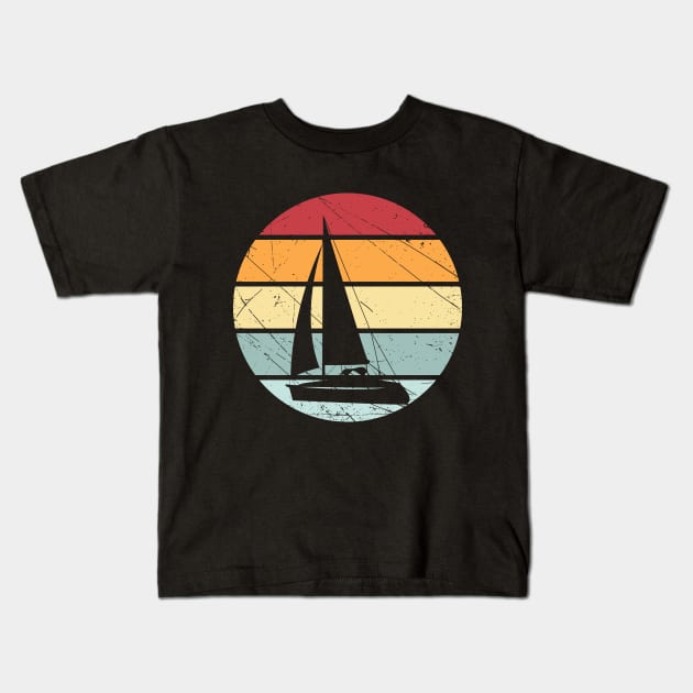 Sailing retro Kids T-Shirt by Franja